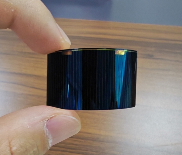 III-V gallium arsenide solar cell sample